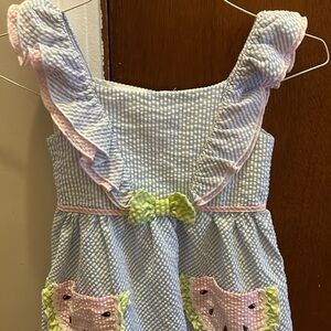 Blueberi boulevard kids dress, size 5, never worn just took the tags off